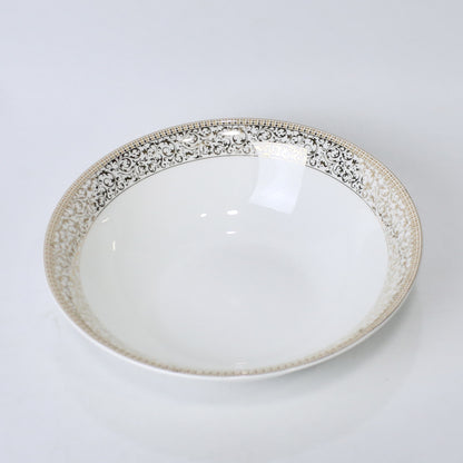 Porcelain Bone China Serving Bowl – 9 Inch | Elegant Dinnerware