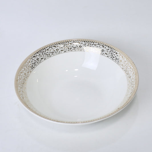 Porcelain Bone China Serving Bowl – 9 Inch | Elegant Dinnerware