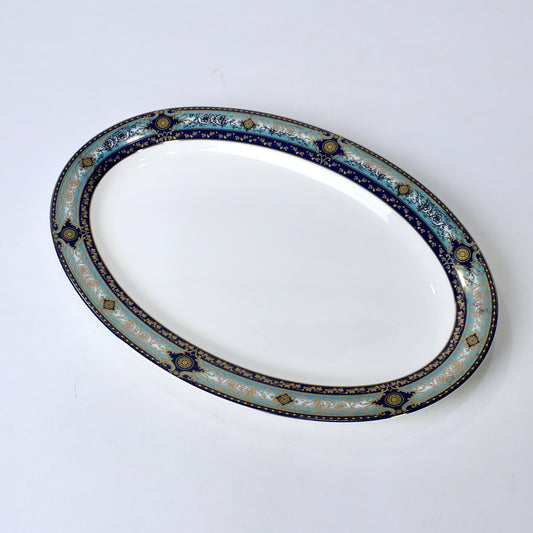 14 Inch Porcelain Bone China Oval Serving Dish – Durable & Elegant Design