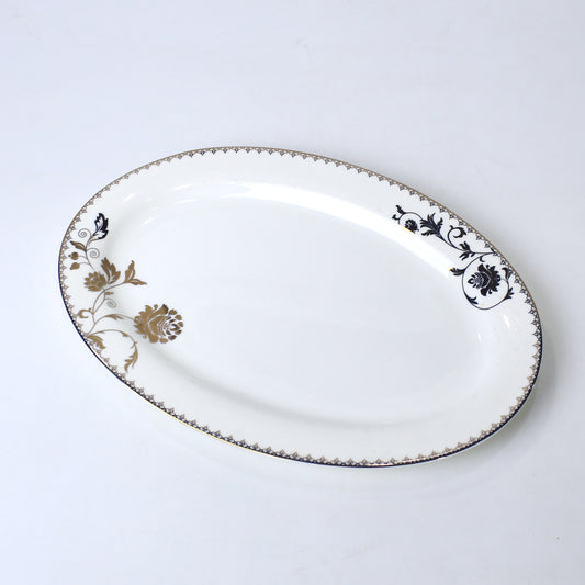14 Inch Porcelain Bone China Oval Serving Dish – Durable & Elegant Design