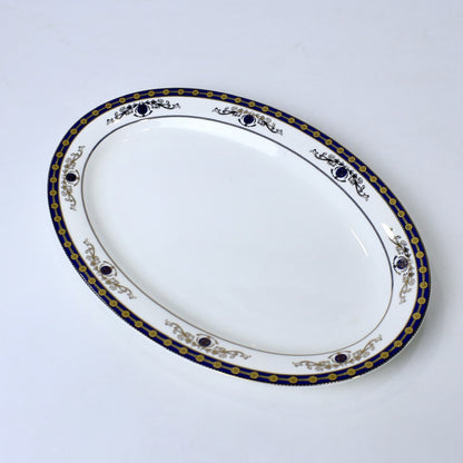 14 Inch Porcelain Bone China Oval Serving Dish – Durable & Elegant Design
