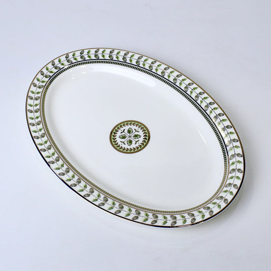 14 Inch Porcelain Bone China Oval Serving Dish – Durable & Elegant Design
