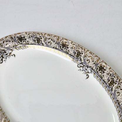 14 Inch Porcelain Bone China Oval Serving Dish – Durable & Elegant Design