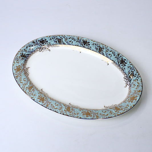 14 Inch Porcelain Bone China Oval Serving Dish – Durable & Elegant Design