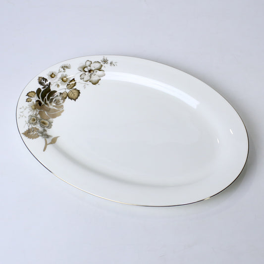 14 Inch Porcelain Bone China Oval Serving Dish – Durable & Elegant Design