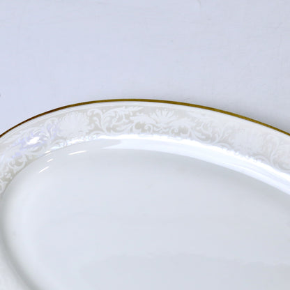 14 Inch Porcelain Bone China Oval Serving Dish – Durable & Elegant Design