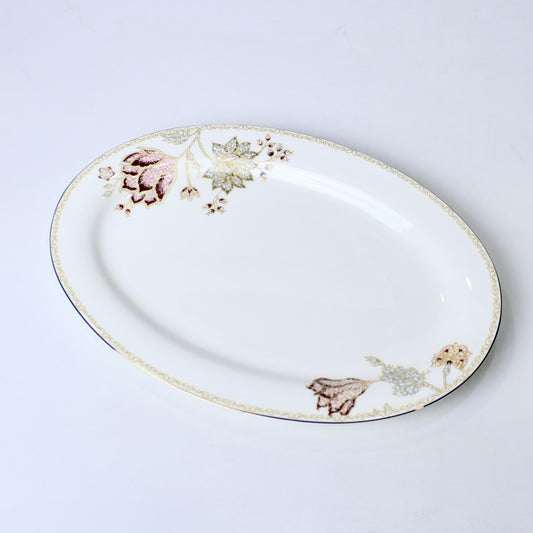 14 Inch Porcelain Bone China Oval Serving Dish – Durable & Elegant Design