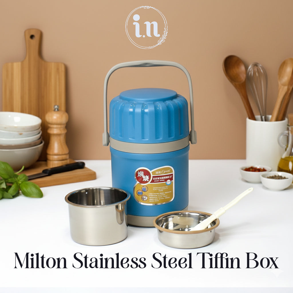 1.6L Insulated Stainless Steel Lunch Box | Tiffin – Fresh & Hot Meals On-the-Go | Imperial Nest