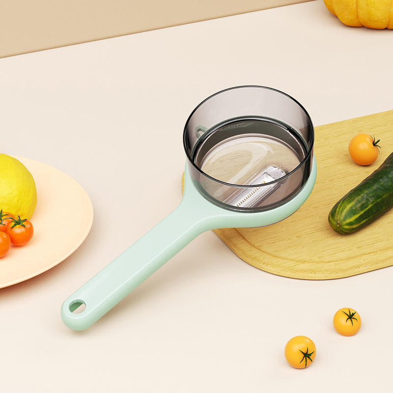 Safety Fruit & Vegetable Peeler with Protective Cover | Mess-Free & Easy Grip