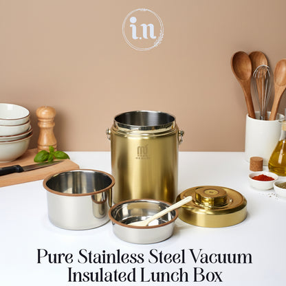 Nest Stainless Steel Insulated Luch Box | Tiffin – Hot Meals Anytime | Imperial Nest