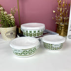 Marble Botanica 3-Piece Storage Box Set | Leak Proof & Airtight