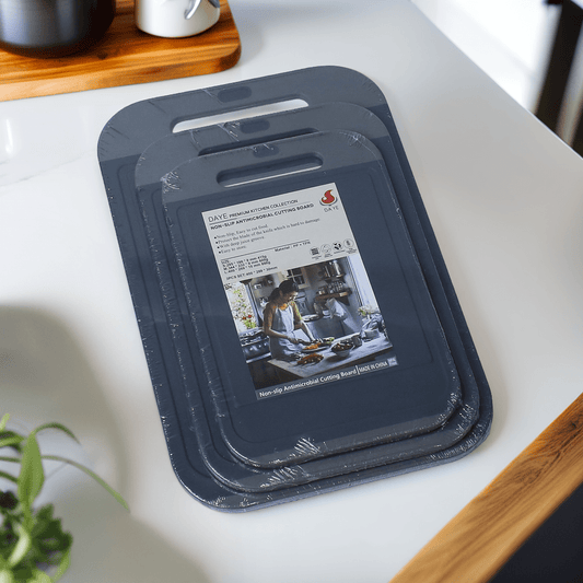 Antimicrobial Cutting Board Set – Non-Slip (3 Sizes)