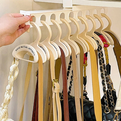Wardrobe Handbag Hanger | Closet Bag Organizer Hangers for Purses, Totes & Crossbody Straps
