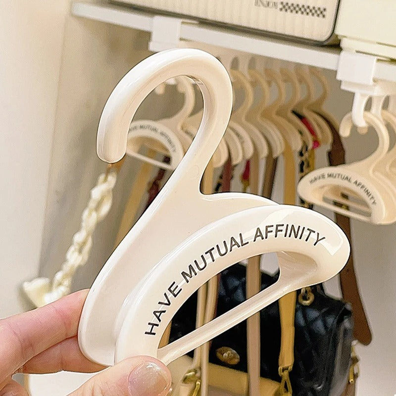 Wardrobe Handbag Hanger | Closet Bag Organizer Hangers for Purses, Totes & Crossbody Straps